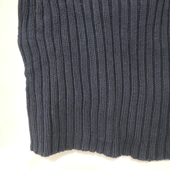 VTG POLO JEANS CO. Ralph Lauren | small | Navy Ribbed Patriotic USA Flag Sweater - Picture 7 of 16